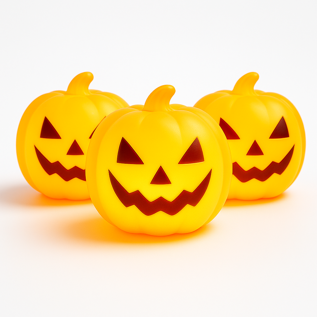 Haunted Pumpkin Lamp (Pack of 3)