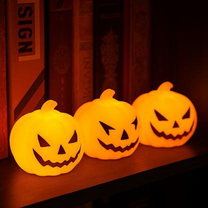 Haunted Pumpkin Lamp (Pack of 3)