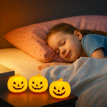 Haunted Pumpkin Lamp (Pack of 3)